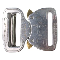 Aluminiumschnalle, 4 cm, patentierte Hochsicherheitsschnalle, Belastbarkeit 900 kg