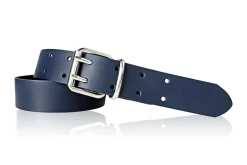 Arbeitsgürtel 4 cm, Stahl-Gürtelschnalle, Rindsleder, bis Bundweite 125cm, 100% echtes Leder