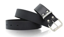 Arbeitsgürtel 3,3 cm, Stahl-Gürtelschnalle, robust, heavy duty, dickes Vollleder