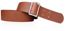 Arbeitsgürtel, Ledergürtel 5 cm, Vollleder, Stahlschnalle, heavy duty