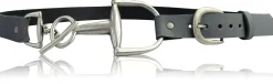 ASCOT Damen Ledergürtel Steigbügel-Gürtelschnalle, Taillengürtel aus Leder
