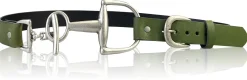 ASCOT Damen Ledergürtel Steigbügel-Gürtelschnalle, Taillengürtel aus Leder