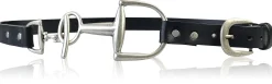 ASCOT Damen Ledergürtel Steigbügel-Gürtelschnalle, Taillengürtel aus Leder