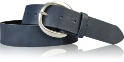AUDREY: Damen Ledergürtel 4 cm in aktuellen Farben mit halbrunder Gürtelschnalle
