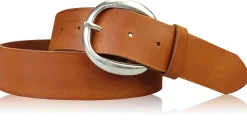 AUDREY: Damen Ledergürtel 4 cm in aktuellen Farben mit halbrunder Gürtelschnalle