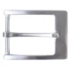 Best Patina® Edelstahlschnalle, silberfarbig, gebürstet, für 3,5 cm Riemen