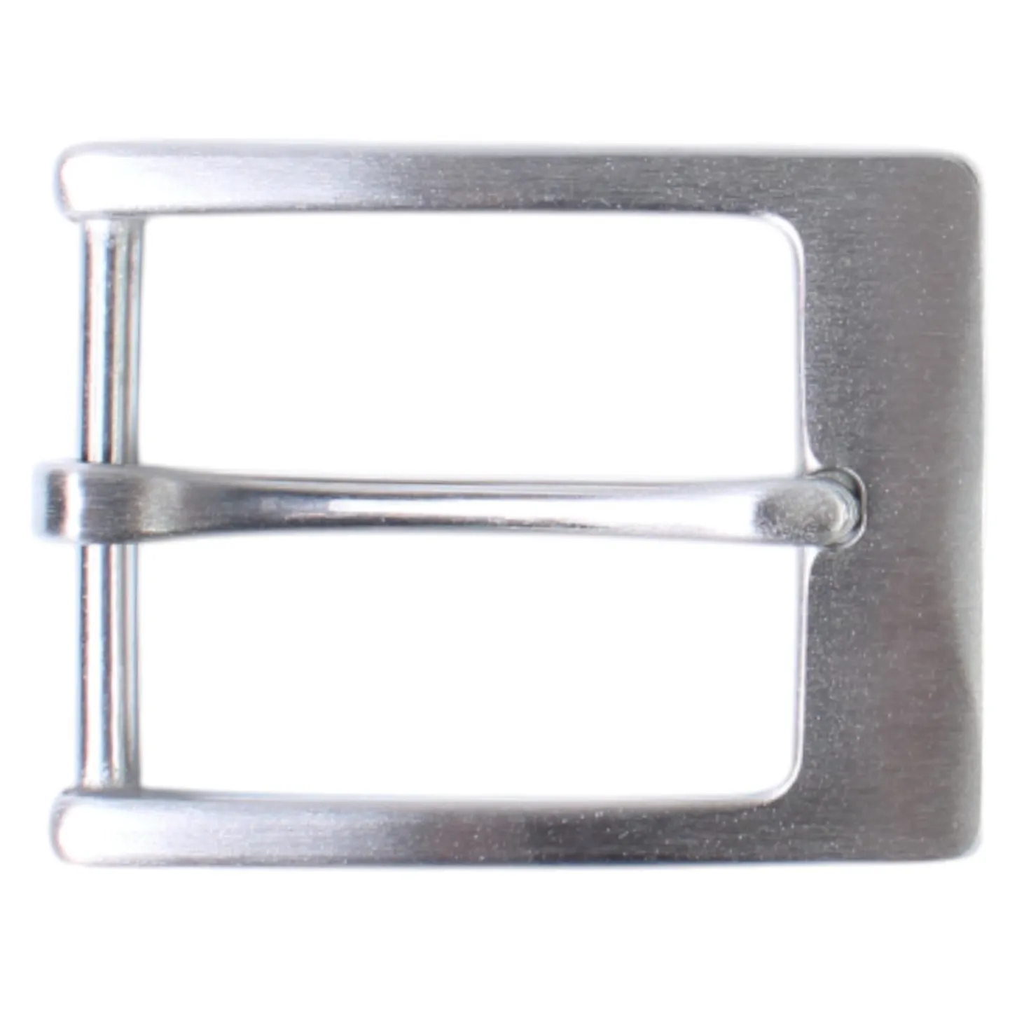 Best Patina® Edelstahlschnalle, silberfarbig, gebürstet, für 3,5 cm Riemen