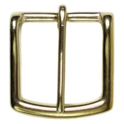Best Patina® Gürtelschnalle, massiv Messing, zeitlose Gürtelschnalle 4 cm