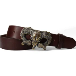 Best Patina® hochwertiger Herrengürtel 4cm, Sattlerleder, Messingschnalle Handguss