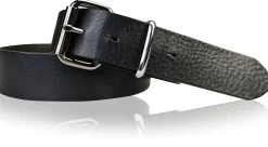 Best Patina® robuster Arbeitsgürtel 4 cm, Sattlerleder, massive Stahl-Rollschnalle , heavy duty
