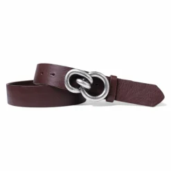 Best&Timeless Damengürtel 4 cm, Gürtelschnalle, Knoten, abstrakt, echt versilbert