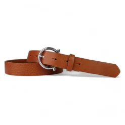 Best&Timeless hochwertiger Ledergürtel 3 cm, silbern glänzende Gürtelschnalle