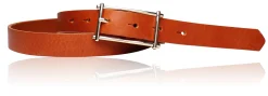 Best&Timeless hochwertiger Damen Ledergürtel 2,5 cm, goldene Gürtelschnalle, vegetabiles Leder