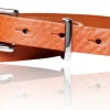 Best&Timeless hochwertiger Damen Ledergürtel 2 cm, Messing Gürtelschnalle+Schlaufe, vegetabiles Leder