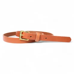 Best&Timeless hochwertiger Damen Ledergürtel 2 cm, Messing Gürtelschnalle, vegetabiles Leder