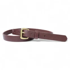 Best&Timeless hochwertiger Damen Ledergürtel 2,5 cm, massiv Messing Gürtelschnalle, vegetabiles Leder