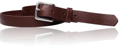 Best&Timeless hochwertiger Damen Ledergürtel 2,5 cm, Edelstahl Gürtelschnalle, vegetabiles Leder