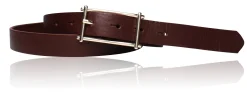 Best&Timeless hochwertiger Damen Ledergürtel 2,5 cm, goldene Gürtelschnalle, vegetabiles Leder