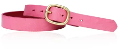 Best&Timeless hochwertiger Damen Ledergürtel 3 cm, massiv Messing Gürtelschnalle, vegetabiles Leder