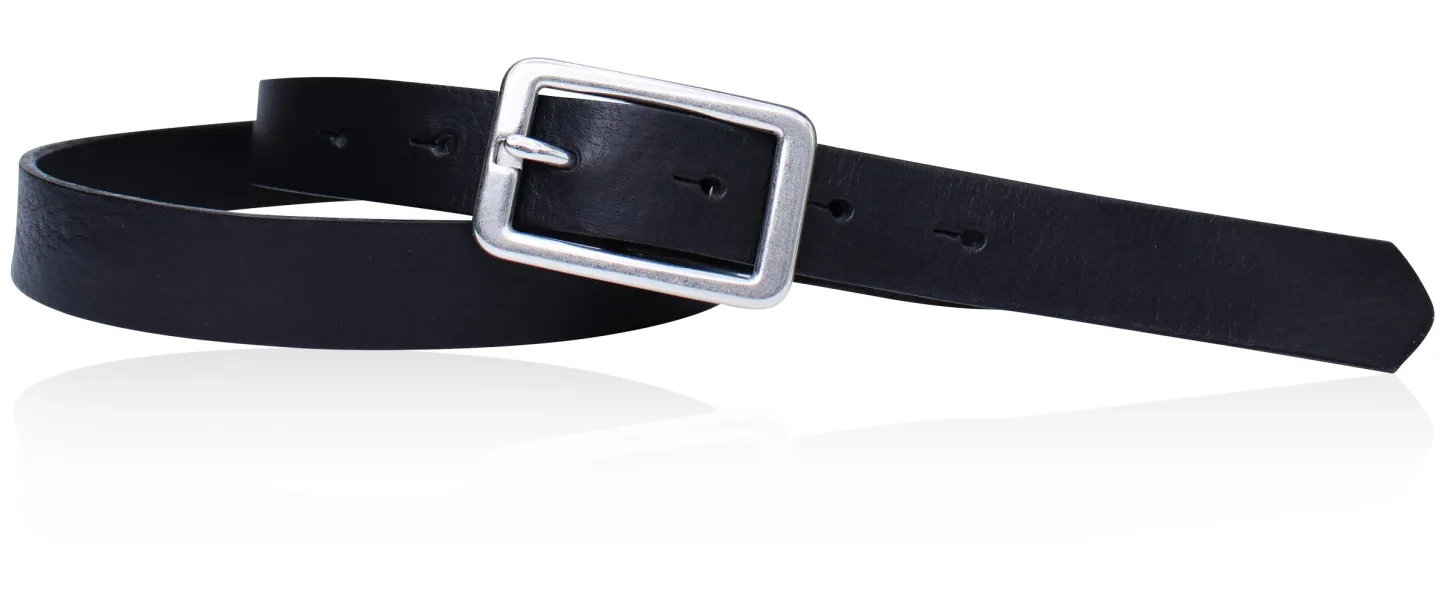 Best&Timeless hochwertiger Damen Ledergürtel 2 cm, Edelstahl Gürtelschnalle, vegetabiles Leder
