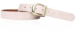 Best&Timeless hochwertiger Damen Ledergürtel 3 cm, Messing Gürtelschnalle, vegetabiles Leder