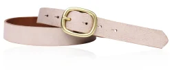 Best&Timeless hochwertiger Damen Ledergürtel 3 cm, massiv Messing Gürtelschnalle, vegetabiles Leder