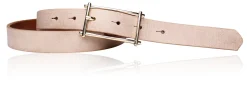 Best&Timeless hochwertiger Damen Ledergürtel 2,5 cm, goldene Gürtelschnalle, vegetabiles Leder