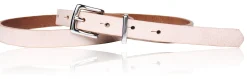 Best&Timeless hochwertiger Damen Ledergürtel 2 cm, Messing Gürtelschnalle+Schlaufe, vegetabiles Leder