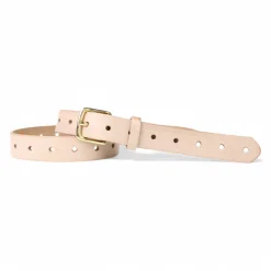 Best&Timeless hochwertiger Gürtel 3 cm, vergoldete Schnalle, durchgelocht