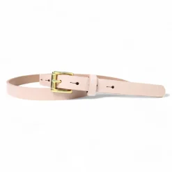 Best&Timeless hochwertiger Damen Ledergürtel 2 cm, Messing Gürtelschnalle, vegetabiles Leder