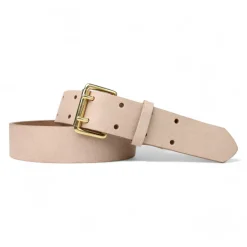 Best&Timeless hochwertiger Damen Ledergürtel 4 cm, Doppeldorn massiv Messing