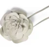 BLUME Taillengürtel, Lederblume zum Binden, OneSize, echt Leder, sehr weich