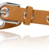 CHICAGO Toller Ösengürtel für Damen, 3 cm Breite, silber, nickelfrei