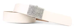 COMFORT LADIES Damen Gürtel stufenlos verstellbar, 4 cm, Koppelschnalle floral, selbst kürzbar
