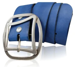 CONNY breiter Taillengürtel 4,7 cm mit cooler Retro Gürtelschnalle, echt Leder