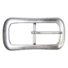 Dornschnalle, klassische rechteckige Form, 2,3 cm Riemen, silber