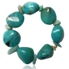 elastisches Armband mit großen Acrylperlen, tolle Farben