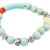 elastisches Armband, Seestern, Muschel, Zierteile in tollen Farben, maritimes Armband
