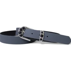 Gürtel Damen mit verzierter Schmuckschnalle und passender Schlaufe, 3 cm