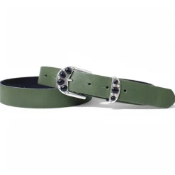 Gürtel Damen mit verzierter Schmuckschnalle und passender Schlaufe, 3 cm