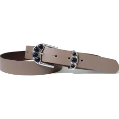 Gürtel Damen mit verzierter Schmuckschnalle und passender Schlaufe, 3 cm