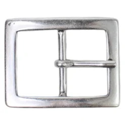 Gürtelschnalle 3 cm silber, Dornschnalle, klassisches Design