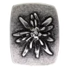 Gürtelschnalle altsilber, moderne Trachten Gürtelschnalle für 4 cm Gürtel