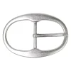 Gürtelschnalle für 4 cm Riemen, antik silber, Dornschnalle
