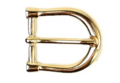 Gürtelschnalle gold, Hufeisen Gürtelschnalle 2,3 cm