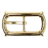 Gürtelschnalle in gold, eckige Form, Dornschnalle Damen, 2,5 cm