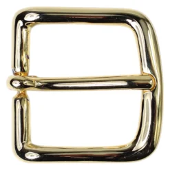 Gürtelschnalle in gold, schlichte Dornschnalle, 3 cm Gürtelriemen