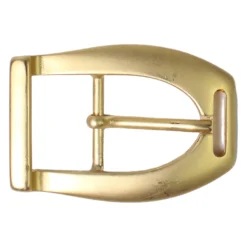 Gürtelschnalle in gold, tolle Form, Steigbügel, 2,5 cm Gürtelriemen