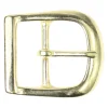 Gürtelschnalle, massiv Messing, zeitlose Gürtelschnalle 3 cm