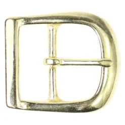 Gürtelschnalle, massiv Messing, zeitlose Gürtelschnalle 3 cm